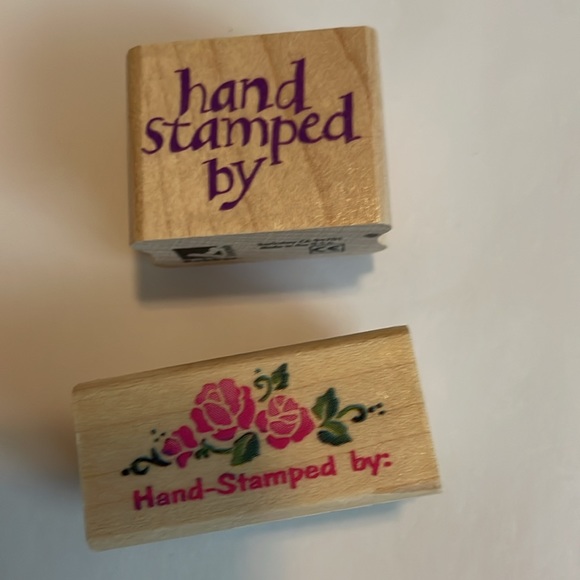 Lot of Rubber Stamps “Stamped with Love”, Hamndmade By stamp, Hand Stamped - Picture 2 of 5